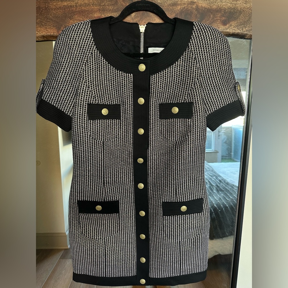 Women’s Pierre Balmain Size 40 Vintage Tweed Dress
